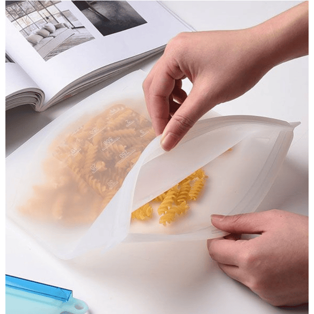 Pack de 2 Bolsas Reutilizables Silicona.