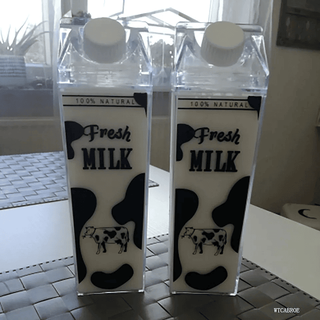 Botella Milk Acrílica