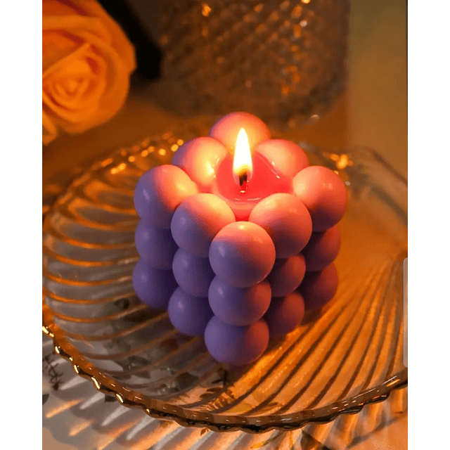 Vela Decorativa Bubble