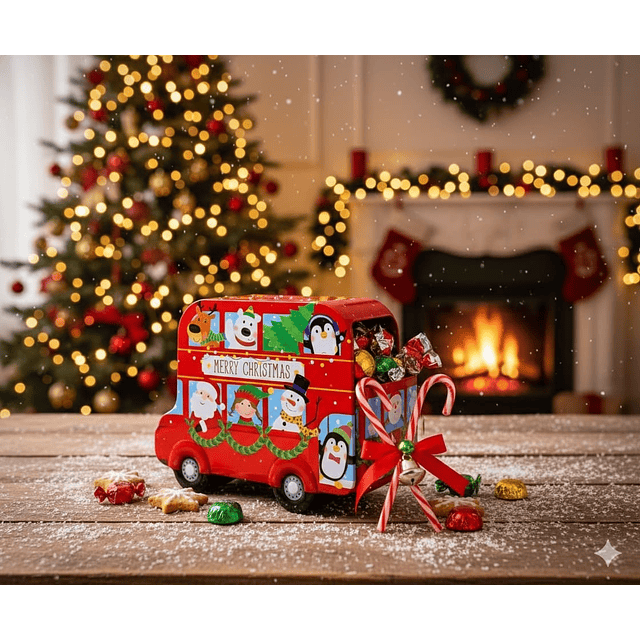 Bus Dulces/Galletas Navidad