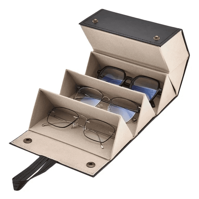 Organizador Plegable de Lentes. 5 Compartimiento 