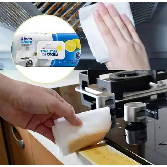 Toallitas de Limpieza Cocina