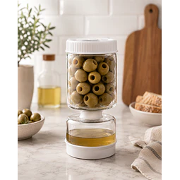 Contenedor de Vidrio Aceitunas/Pepinillos