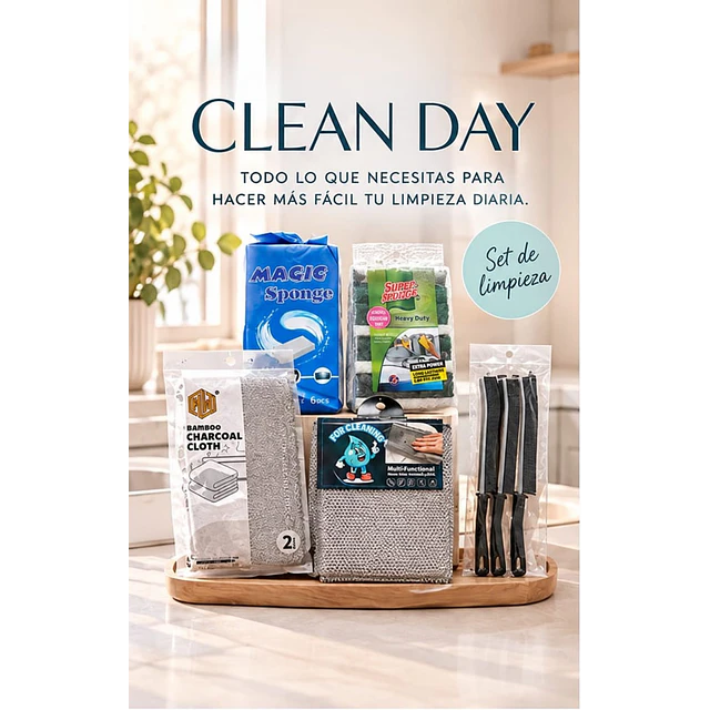Set de limpieza Clean Day