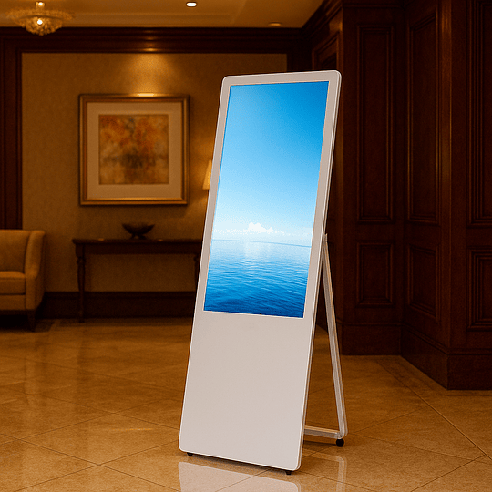 Totem de señalización digital con soporte plegable 43 pulgadas - Image 2