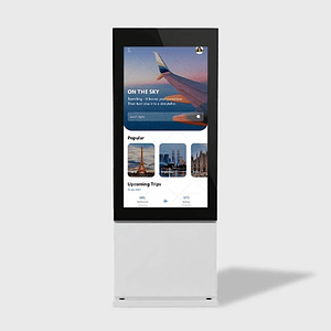 Tótem interactivo publicidad pantalla exterior táctil