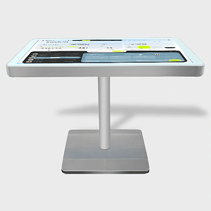Mesa interactiva pantalla táctil para restaurantes