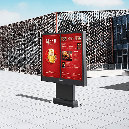 Pantalla de Menú Digital Exterior 55” de Doble Cara IP65 - Image 2