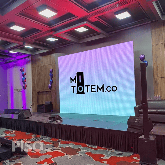 Pantalla LED publicitaria rental para interior (Indoor) mantenimiento posterior - Image 5