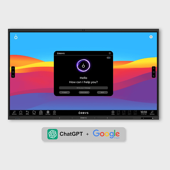 Pizarra Interactiva Orbys TS13 Android 13 65