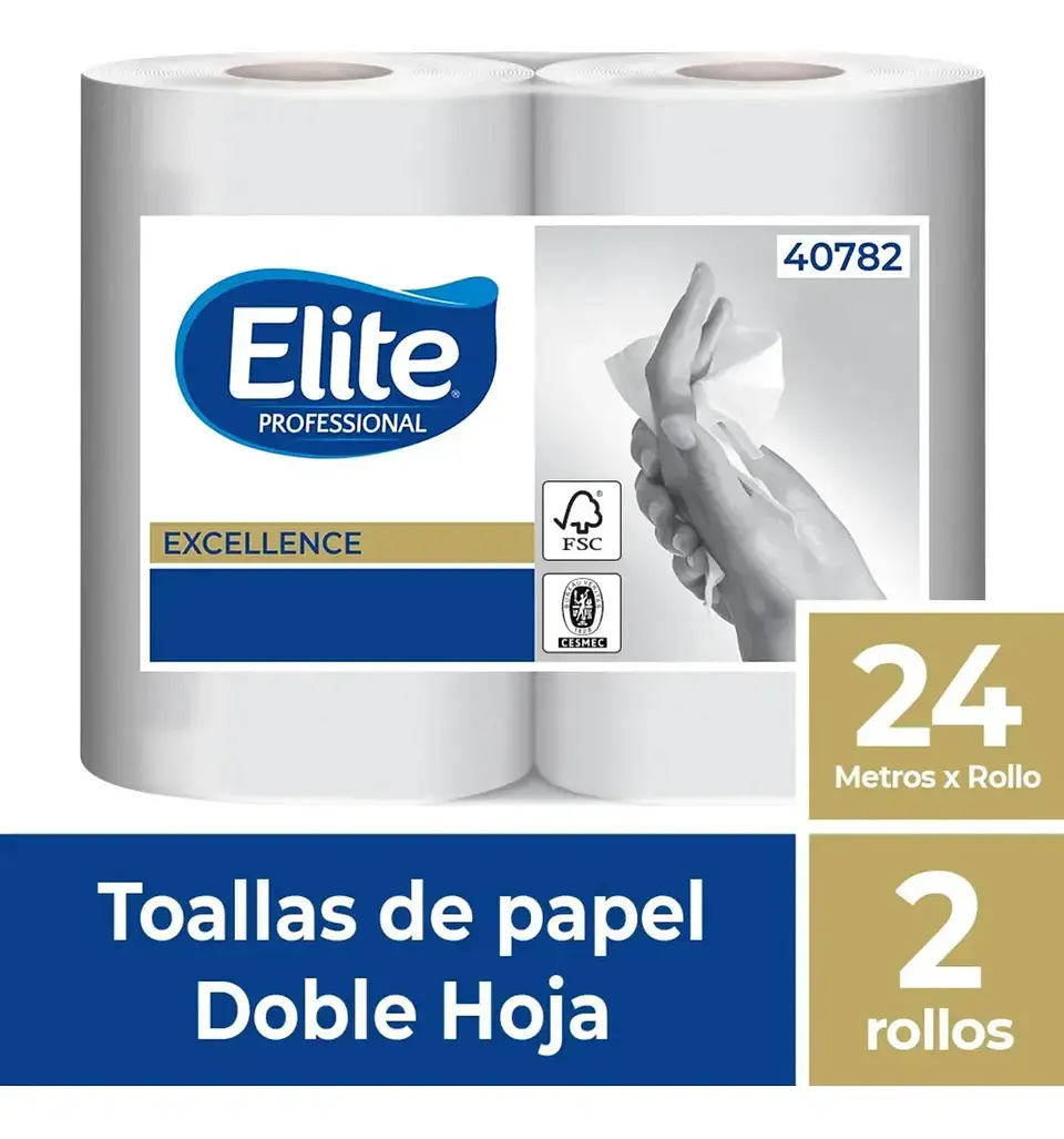 Elite - Toalla papel doble hoja 2