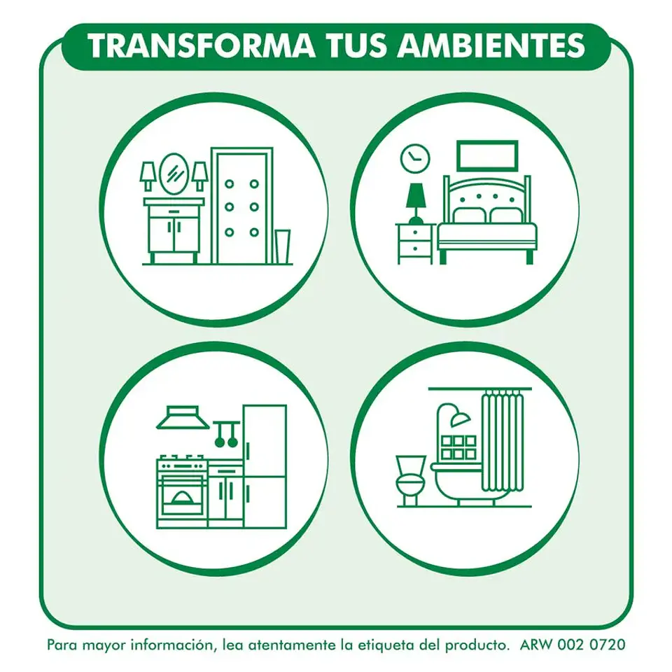Desodorante Ambiental Kit Repuesto Eléctrico Aceite Manzana - Canela - Vainilla - Counrty Berries Blister 5