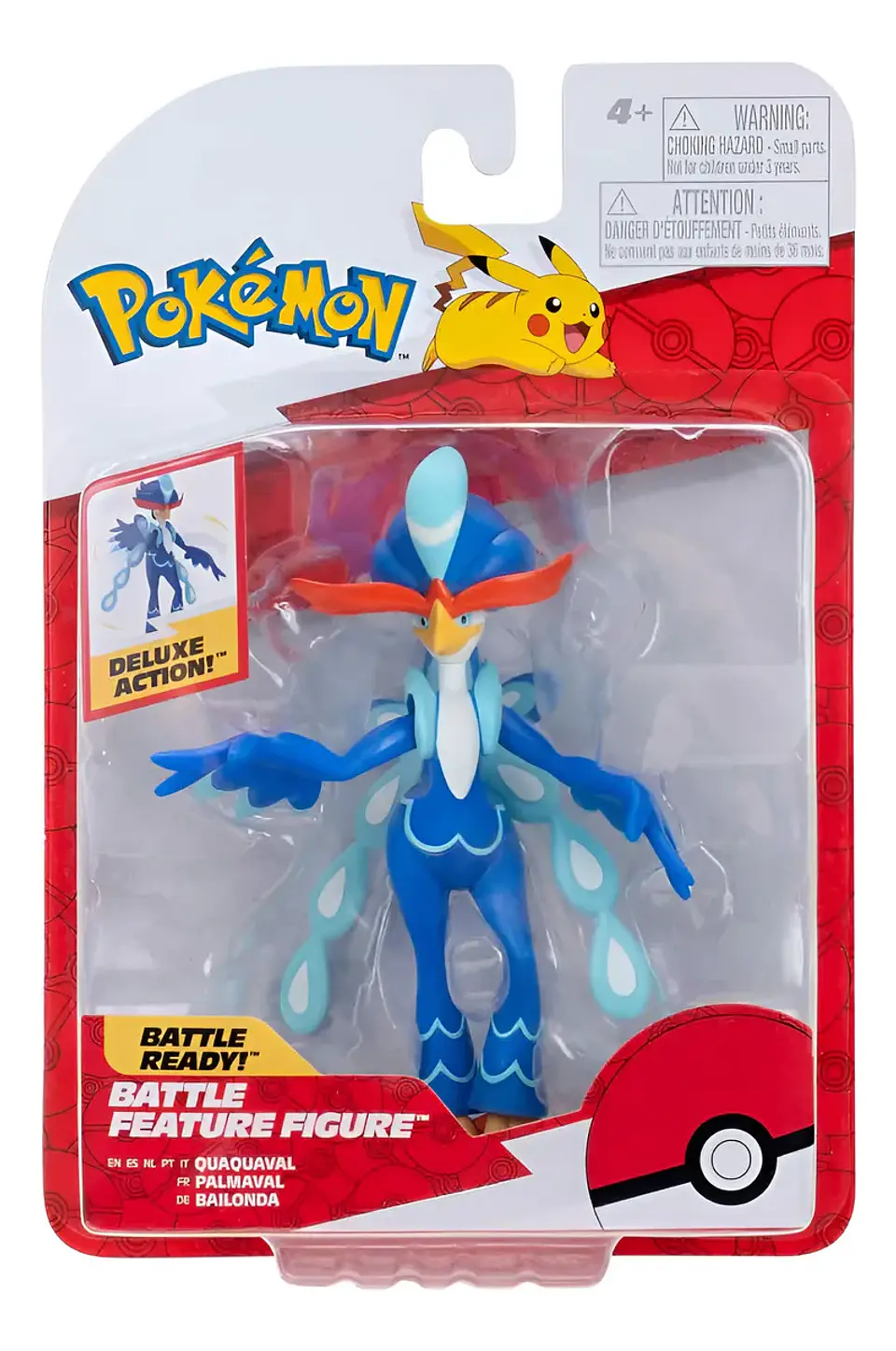 Battle Feature Figure Quaquaval Pokemon Battle Ready 1