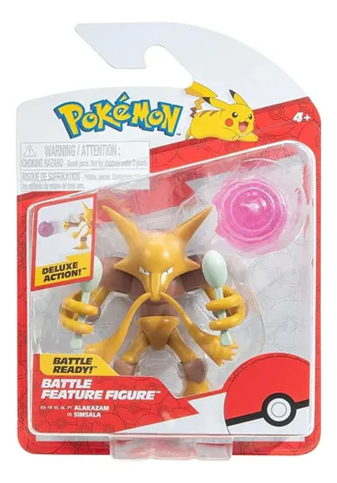 Battle Feature Figure Alakazam Pokemon Battle Ready