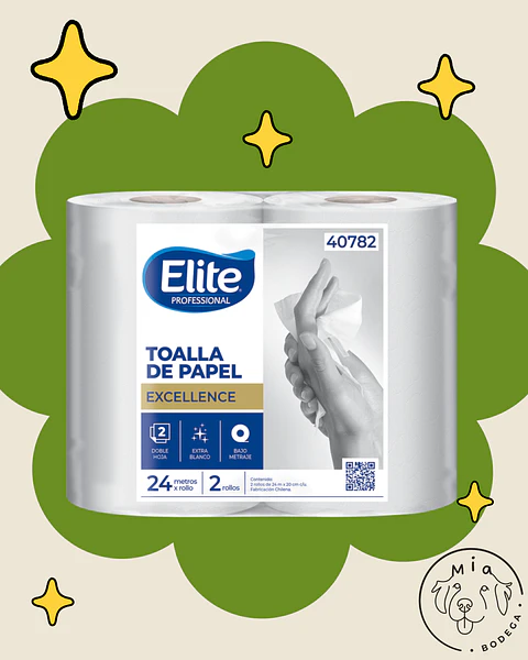 Elite - Toalla papel doble hoja