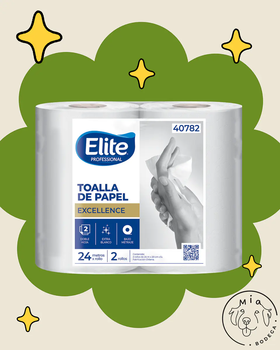 Elite - Toalla papel doble hoja 1