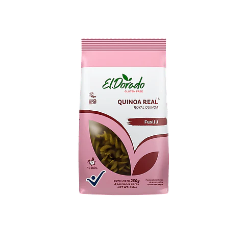 Fusilli Quinoa Real Sin Gluten 250gr - El Dorado
