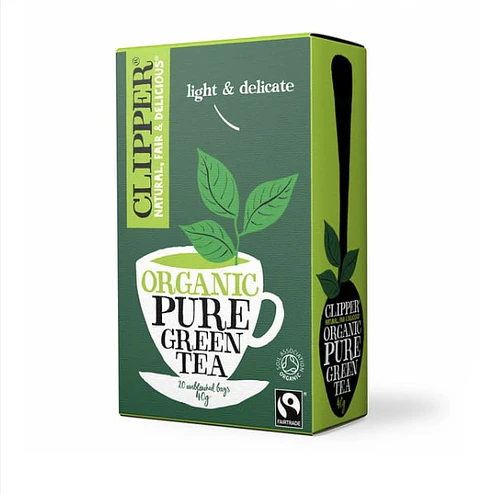 TÉ VERDE ORGÁNICO - 20 BOLSITAS - Clipper