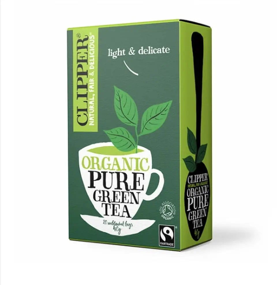 TÉ VERDE ORGÁNICO - 20 BOLSITAS - Clipper 1