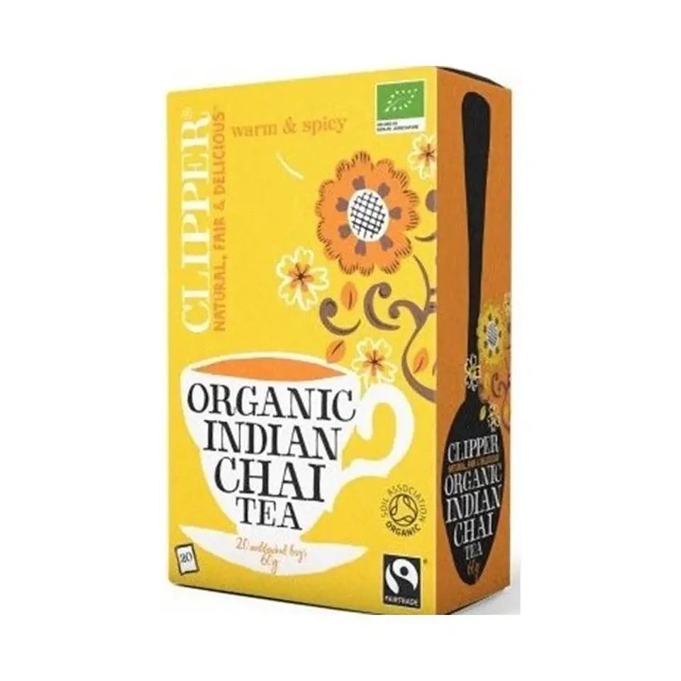 Té Negro Indian Chai Orgánico 20 bolsitas - Clipper 1