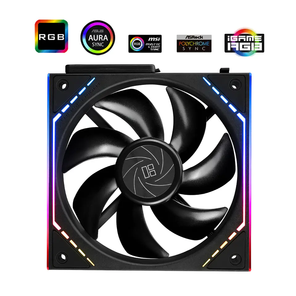 Pack 3 Ventiladores Thermalright TL-M12Q Black 2