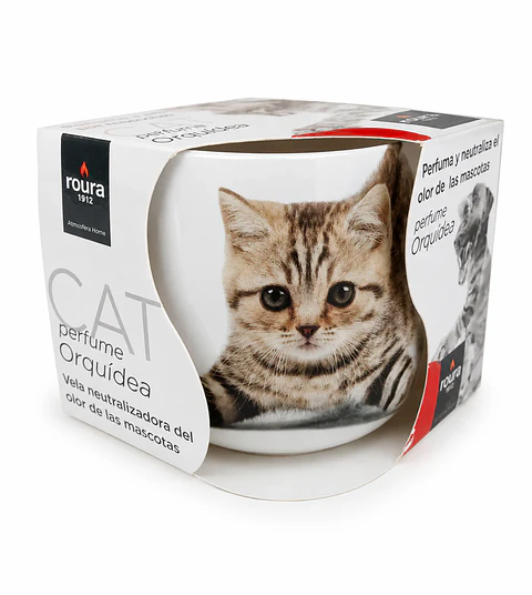 Vela Aromática para Mascotas CAT Orquídia – Neutraliza Olores