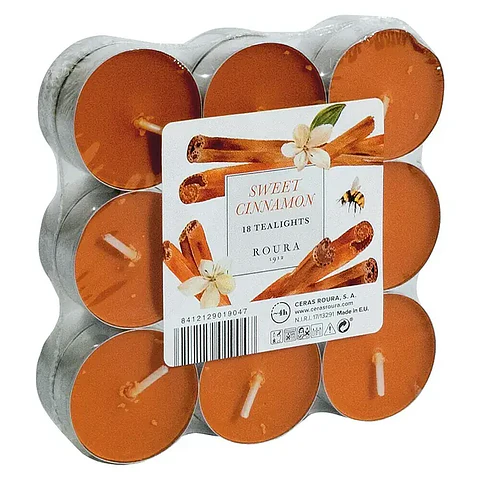 18 Tealight Roura Canela