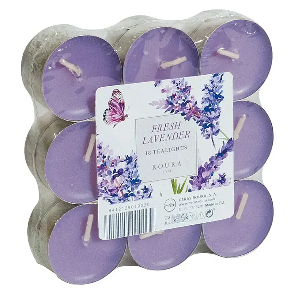 18 Tealight Roura Lavanda 1