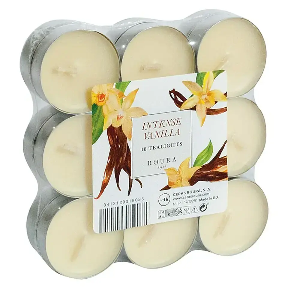 18 Tealight Roura Vainilla 1