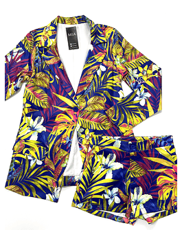 Conjunto Estampado Tropical