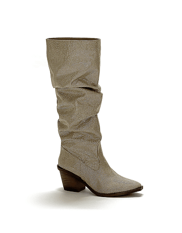 Botas Beige con Brillos