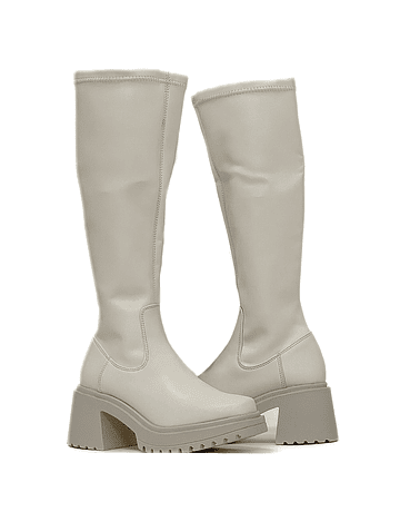 Botas Blanca con Plataforma