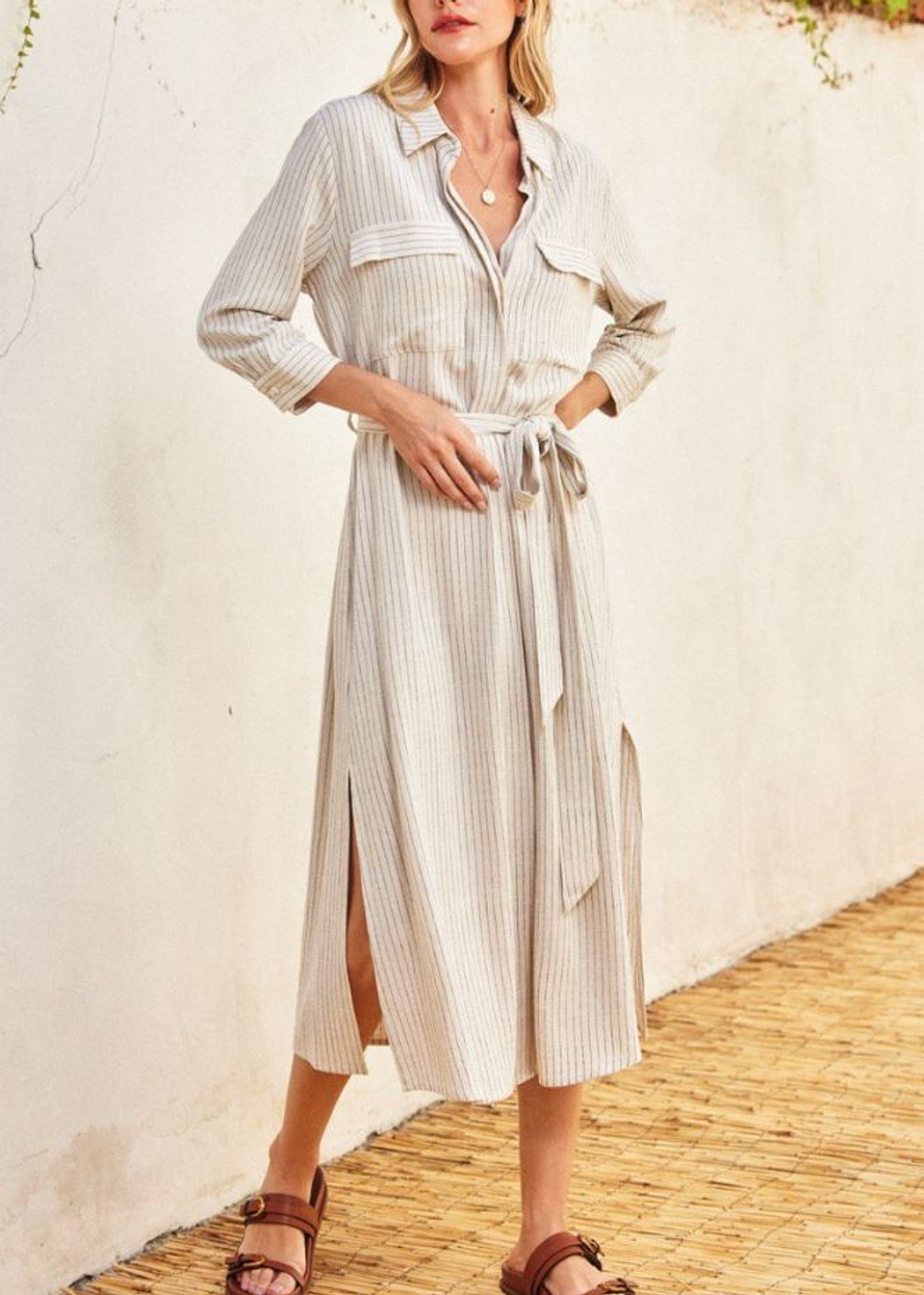 Vestido Jane Beige 2