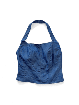 Top Halter Denim