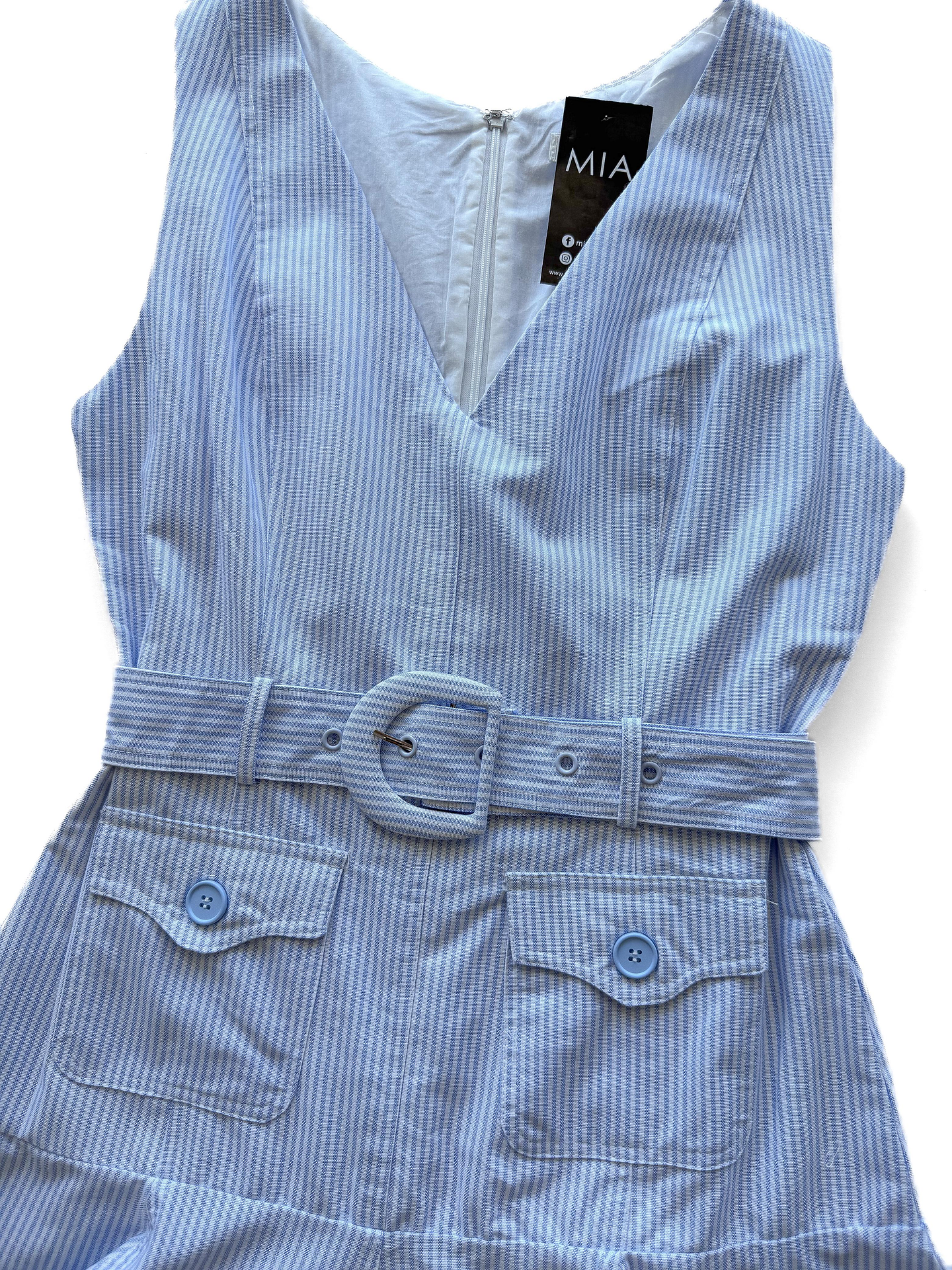 Vestido Elara Azul 5