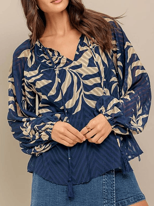 Blusa Pearl Estampada