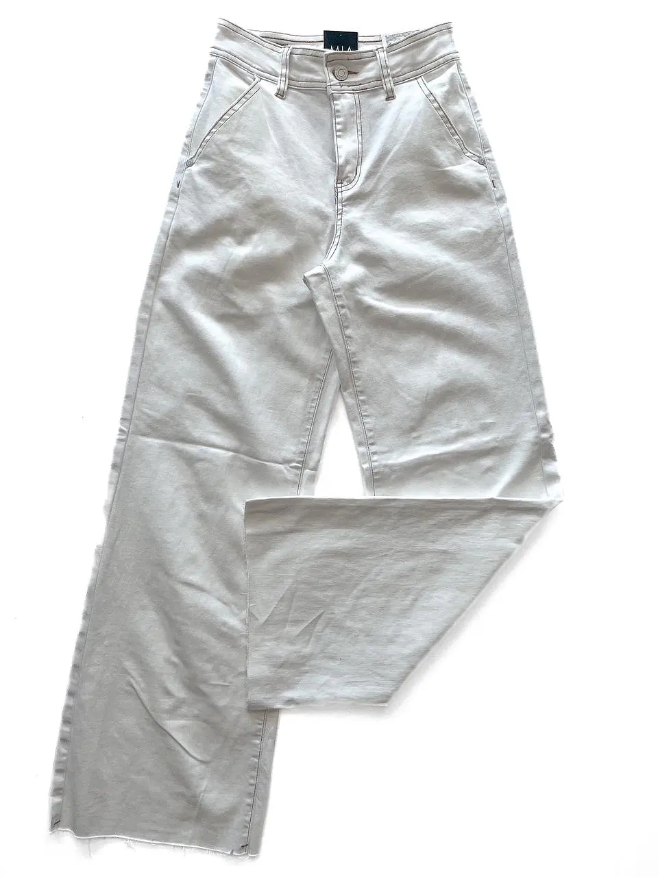 Pantalón Wide Leg Blanco 1