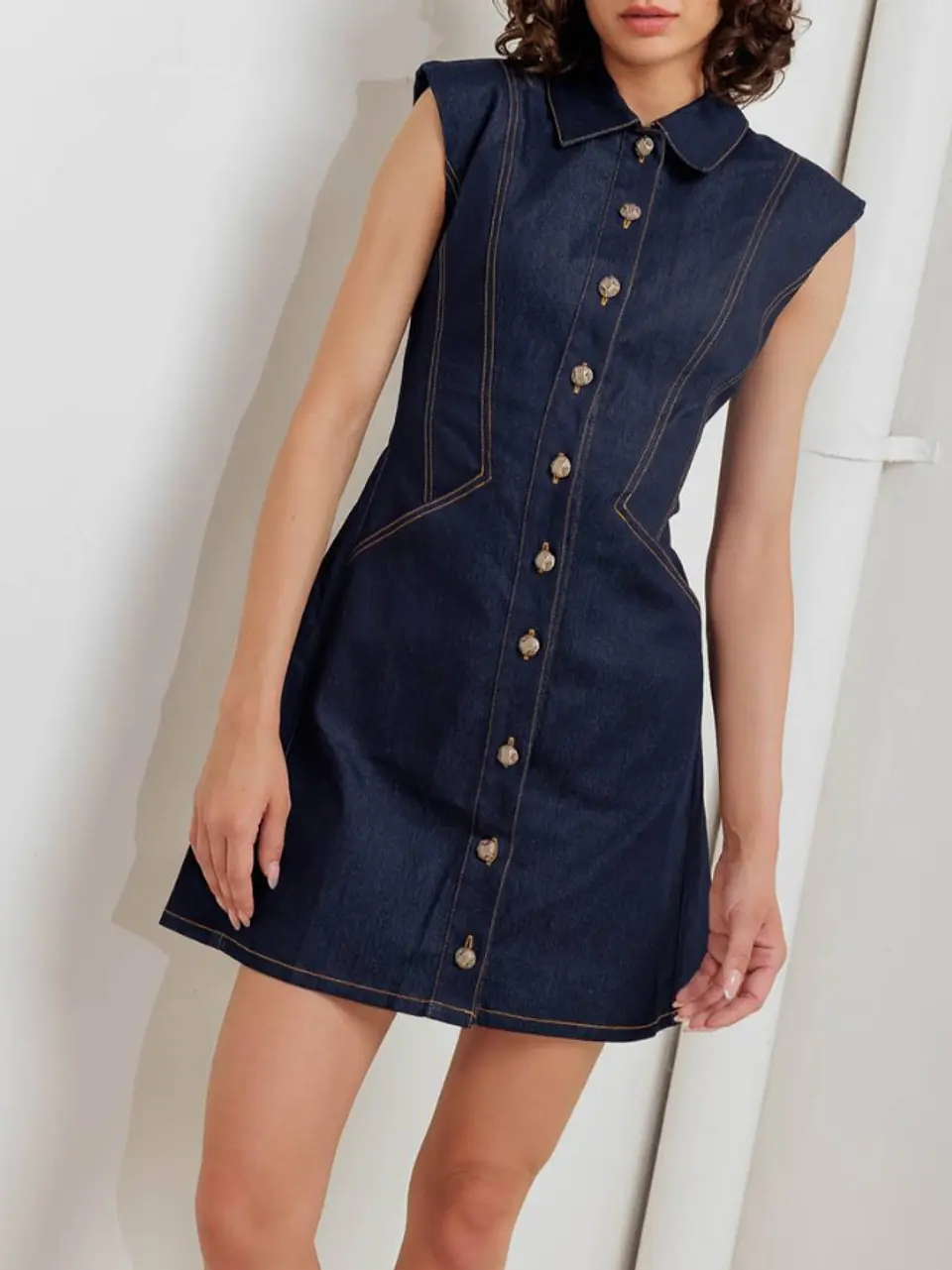 Vestido Nova Denim Oscuro 3