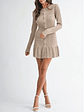 Vestido Kim Beige - Miniatura 3