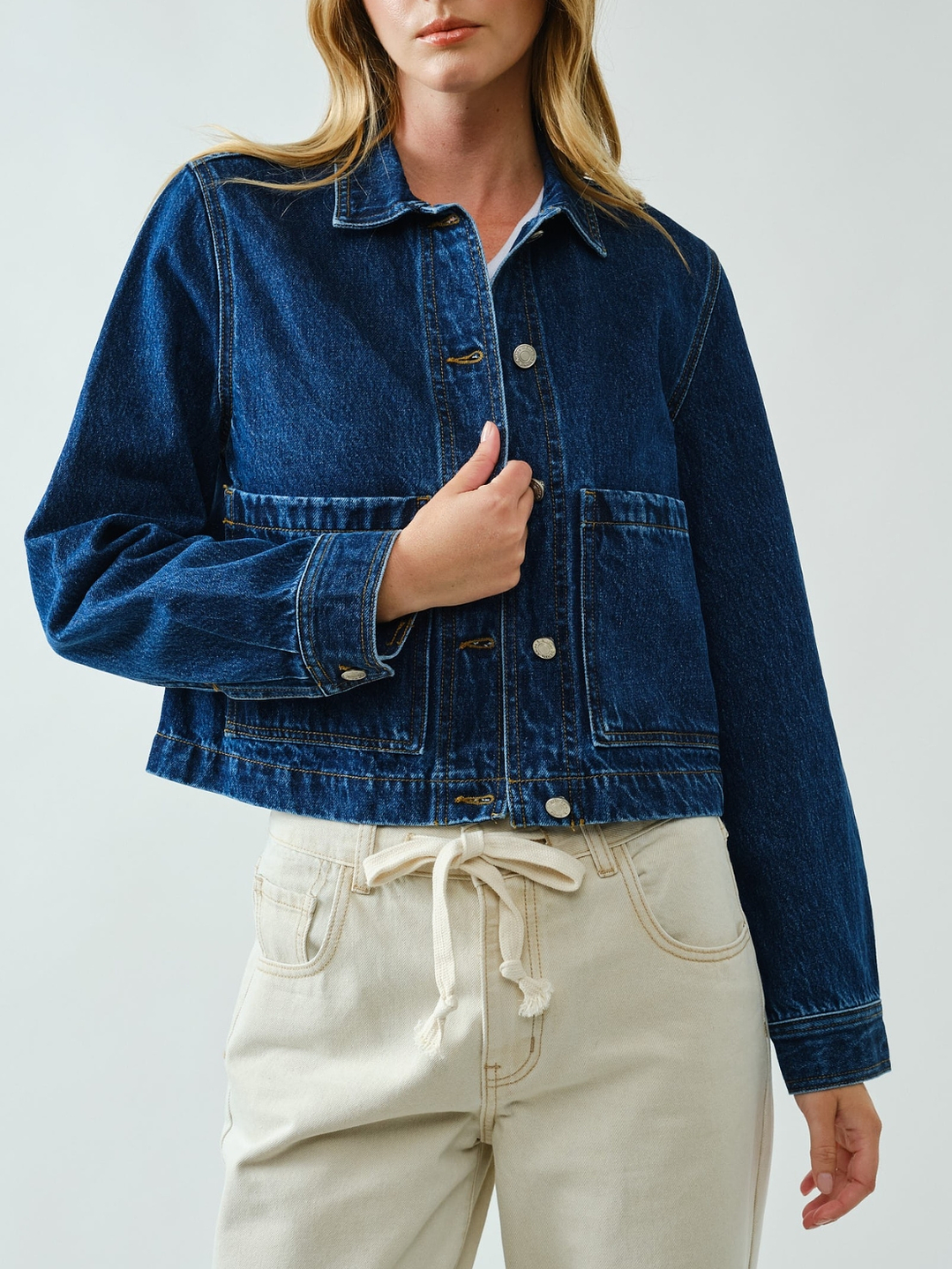 Chamarra Lysa Mezclilla  1