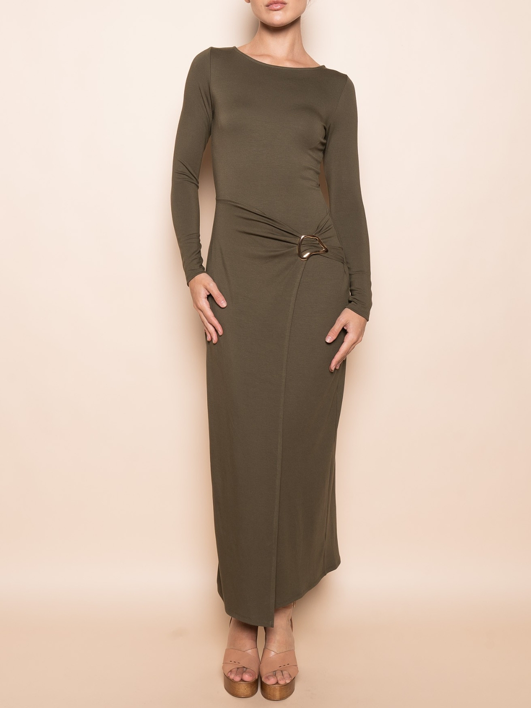 Vestido Nyx Verde Olivo  1