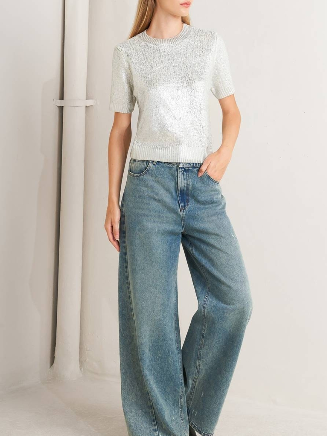 Blusa Light Plata  5