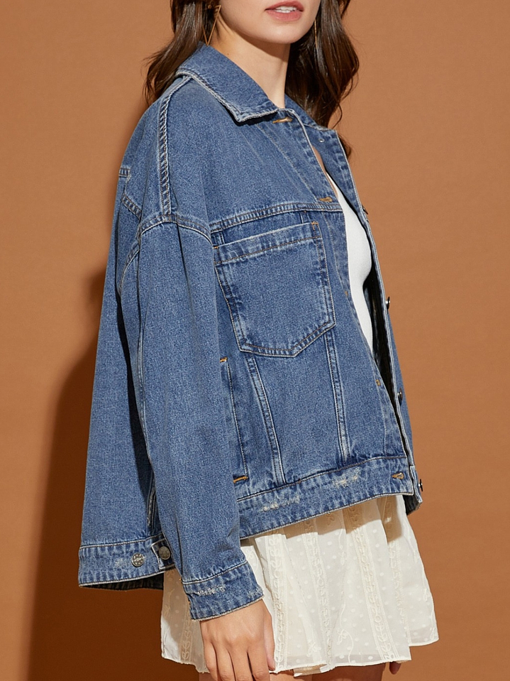 Chamarra Nova Mezclilla  2