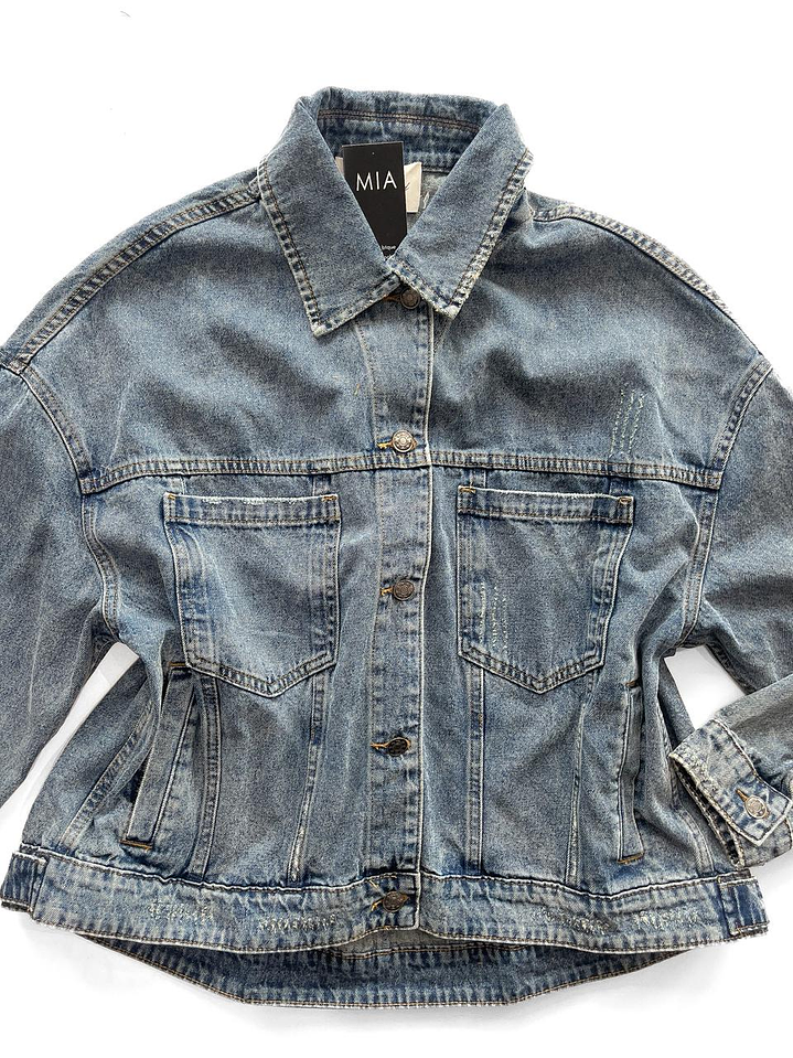 Chamarra Nova Mezclilla  4