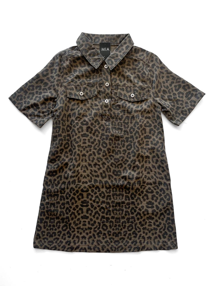 Vestido Sydne Animal Print  1