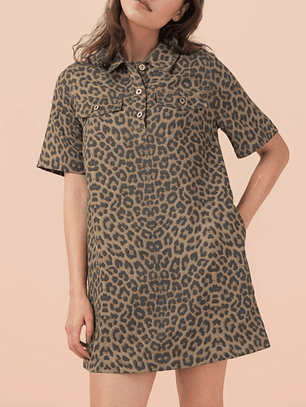 Vestido Sydne Animal Print 