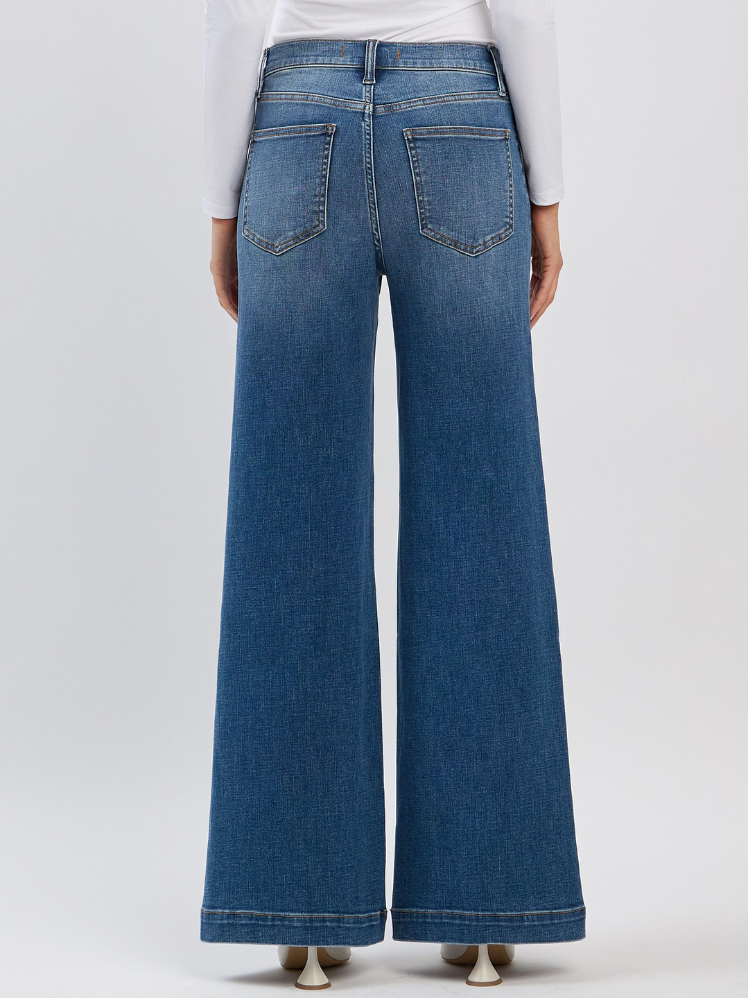 Pantalón Straigh Leg Mezclilla  2