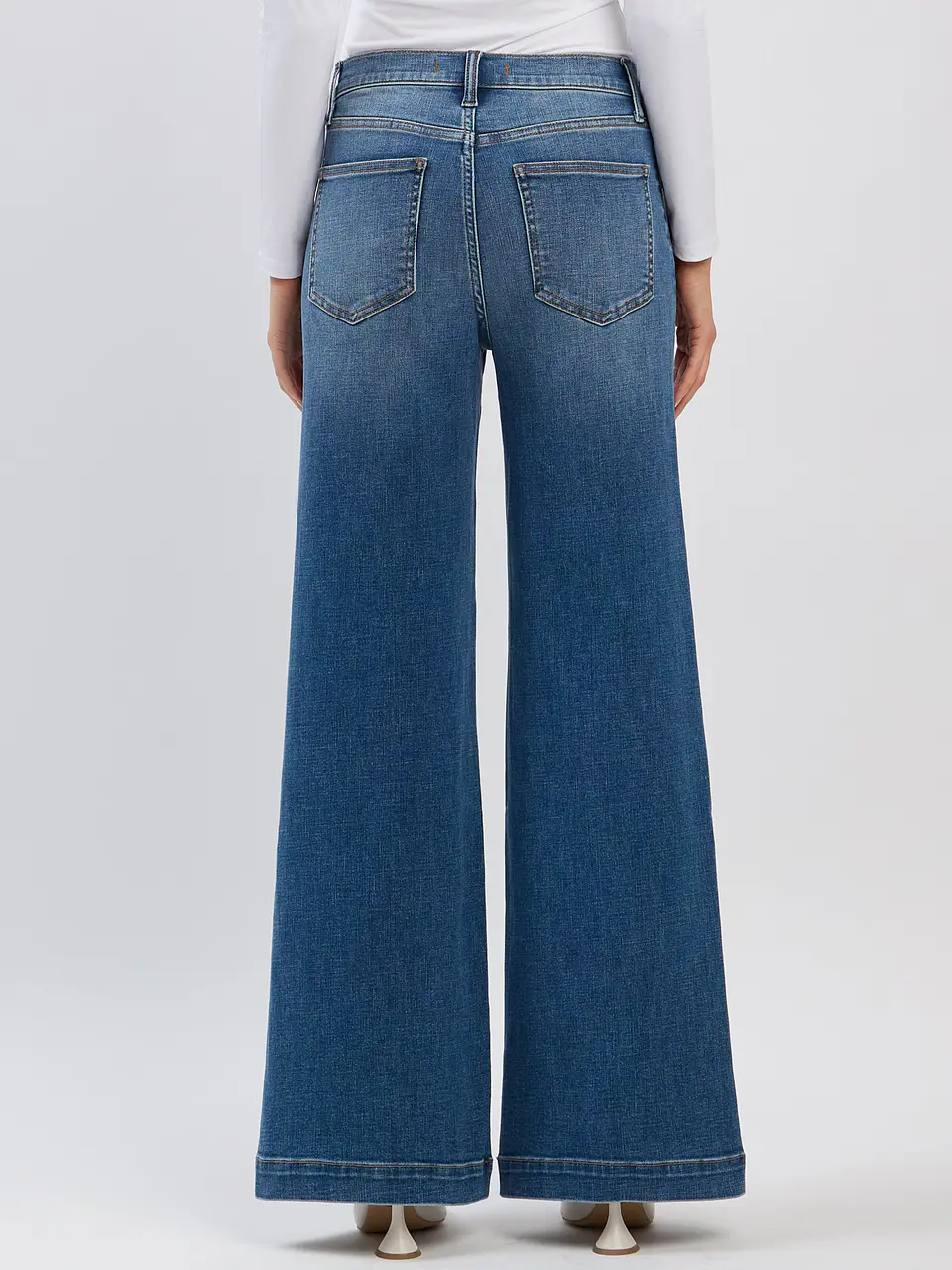 Pantalón Straigh Leg Mezclilla  2