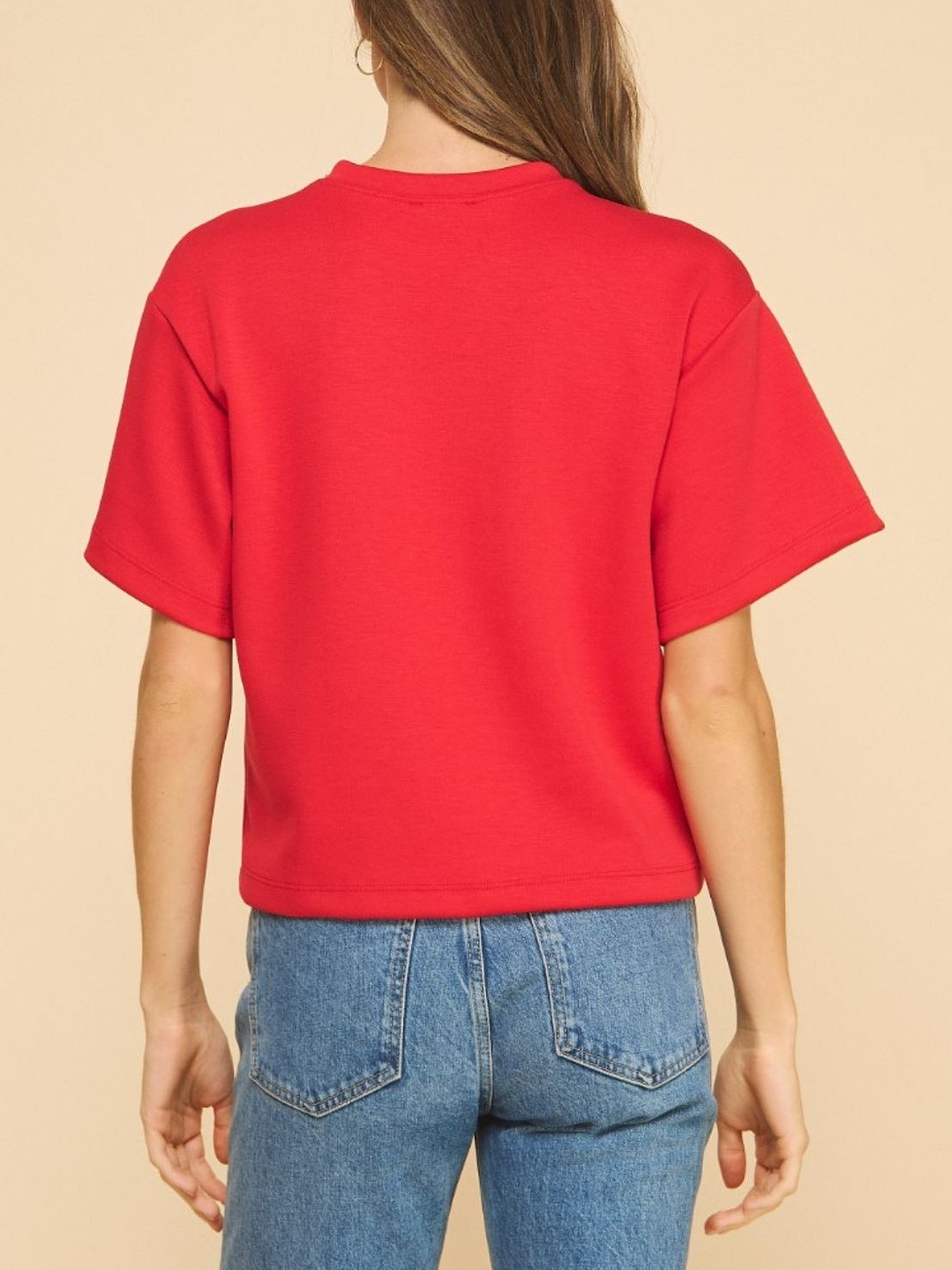 Playera Giselle Roja  2