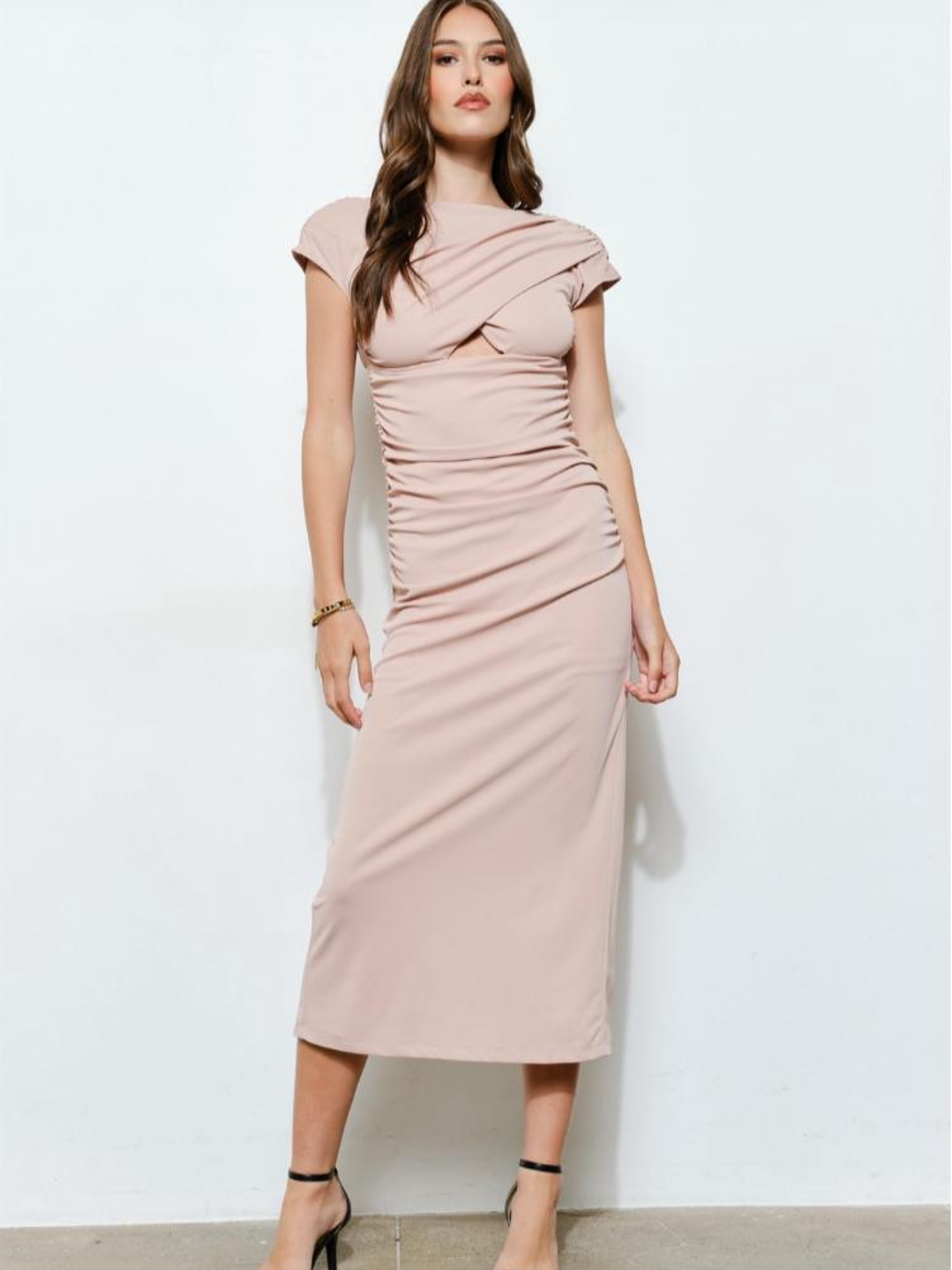 Vestido Bandage Beige 3